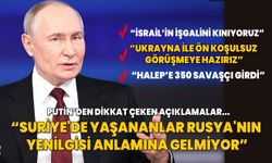 Putin'den flaş mesajlar! “Rusya her türlü İsrail işgalini kınıyor"