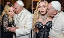 Madonna'nın Papa ile olan fotoğrafı gündem oldu