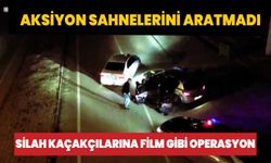 Denizli'de silah kaçakçılarına film gibi operasyon