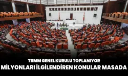 TBMM'de bu hafta neler görüşülecek? İşte o detaylar...