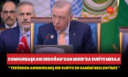 Cumhurbaşkanı Erdoğan'dan Suriye mesajı