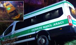 Samsun'da cenaze aracı sulama kanalına düştü: 10 yaralı