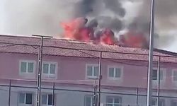 Hatay'da okul yangını