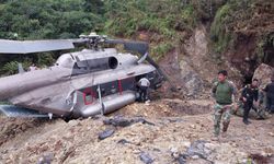 Peru'da polis helikopteri dağlık alana acil iniş yaptı