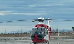 Ambulans helikopter hayat kurtardı