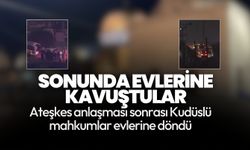 Kudüslü Mahkumlar Baskı Altında Evlerine Döndü