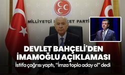 MHP Lideri Devlet Bahçeli'den İmamoğlu açıklaması: Gündeme yine gölge düşürmüştür