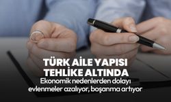 Ekonomik nedenler gençleri küstürdü! Evlenme azalıyor, boşanma artıyor, aile yapısı tehlike altında