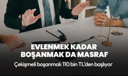 Rakamlar uçtu! Çekişmeli boşanmak 110 bin TL'den başlıyor