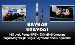 Milli imkanlarla geliştirilen Fergani FGN-100-d1 uydusu yörüngeye yerleşti