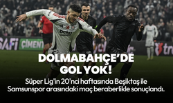 Beşiktaş, 10 kişi kalan Samsunspor ile berabere kaldı