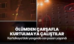 Kartalkaya Kayak Merkezi'nde yangın: Ölümden çarşafla kurtulmaya çalıştılar