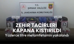 Zehir tacirlerine 'NARKOKAPAN': Yüzlerce litre metamfetamin yakalandı