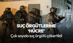 Suç örgütlerine 'HÜCRE' operasyonu: Çok sayıda gözaltı var