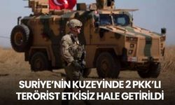 Suriye’nin kuzeyinde 2 PKK’lı teröristi etkisiz hale getirdi