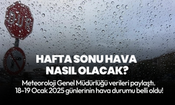 18-19 Ocak hava durumu belli oldu! Hafta sonu hava nasıl olacak?