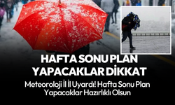 Meteoroloji il il duyurdu! Kara kış kapıda