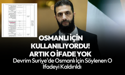 Suriye'de Osmanlı için kullanılan o ifade artık yok!