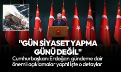 Cumhurbaşkanı Erdoğan'dan birlik mesajı