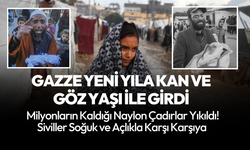 Milyonlarca Gazzeli soğuk havada yaşam mücadelesi veriyor