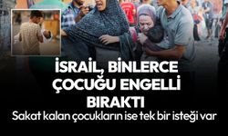 İsrail'in patlayıcı silahları binlerce çocuğu sakat bıraktı