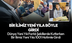 Erzurum yeni yıla 1001 hatimle girdi!