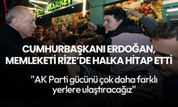 Cumhurbaşkanı Erdoğan, memleketi Rize’de halka hitap etti: "AK Parti gücünü çok daha farklı yerlere ulaştıracağız"