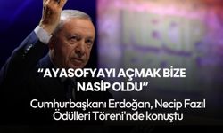 Cumhurbaşkanı Erdoğan: "Ayasofya bir gün açılacak" demişti, açmak  bize nasip oldu"