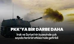 Irak ve Suriye'nin kuzeyinde terör örgütü PKK'ya darbe