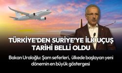 Türkiye'den Şam'a ilk uçuş tarihi belli oldu