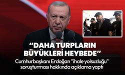 "İhale yolsuzluğu" soruşturması hakkında Cumhurbaşkanı Erdoğan'dan açıklama: Daha turpların büyükleri heybede