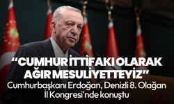 Cumhurbaşkanı Erdoğan: Cumhur İttifakı olarak ağır bir mesuliyetle karşı karşıyayız