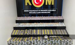 Adana'da kaçak binlerce sigaraya el kondu