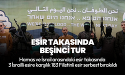 Esir takasında 5. tur! Hamas 3 İsrailliyi, İsrail 183 Filistinliyi serbest bıraktı