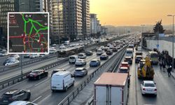 İstanbul'da trafik kilit! Yoğunluk yüzde 80'e ulaştı