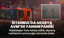 İstanbul'da Akasya AVM’de yangın paniği