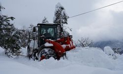 Kastamonu’da kar yağışı nedeniyle 740 köy yolu kapandı