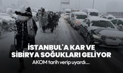 AKOM tarih verdi! İstanbul'a kar ve Sibirya soğukları geliyor