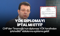 İmamoğlu'nun diploması iptal edildi iddiasına CHP'den yanıt