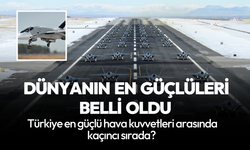 Dünyanın en güçlü askeri hava kuvveti açıklandı!