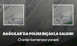 Bağcılar'da polise bıçakla saldırı: O anlar kamerada