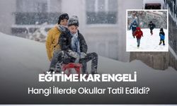 Eğitime kar engeli: Hangi illerde okullar tatil edildi?