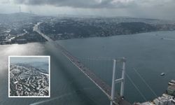 İstanbul Boğazı'nda kar manzarası nefesleri kesti!