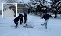 Kocaeli kar eğlencesi: Kar altında halay çektiler