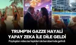 Trump'ın yapay zeka ile tasarladığı Gazze hayali tepki çekti