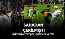 Adana Demirspor'un cezası belli oldu