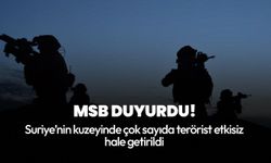 Msb duyurdu! Suriye'nin kuzeyinde 23 terörist etkisiz hale getirildi