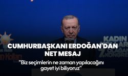 Cumhurbaşkanı Erdoğan, "Biz seçimlerin ne zaman yapılacağını gayet iyi biliyoruz"