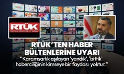 RTÜK Başkanı Ebubekir Şahin'den haber bültenlerine uyarı