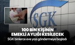 100 bin kişinin emekli aylığı kesilecek